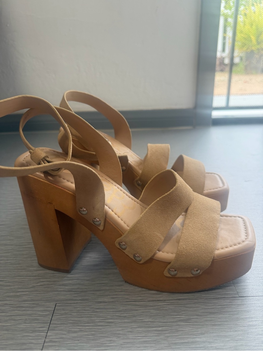 Sam Edelman Rosalind Platform Block Heel Sandal Size 9 NWOB - Picture 3 of 12